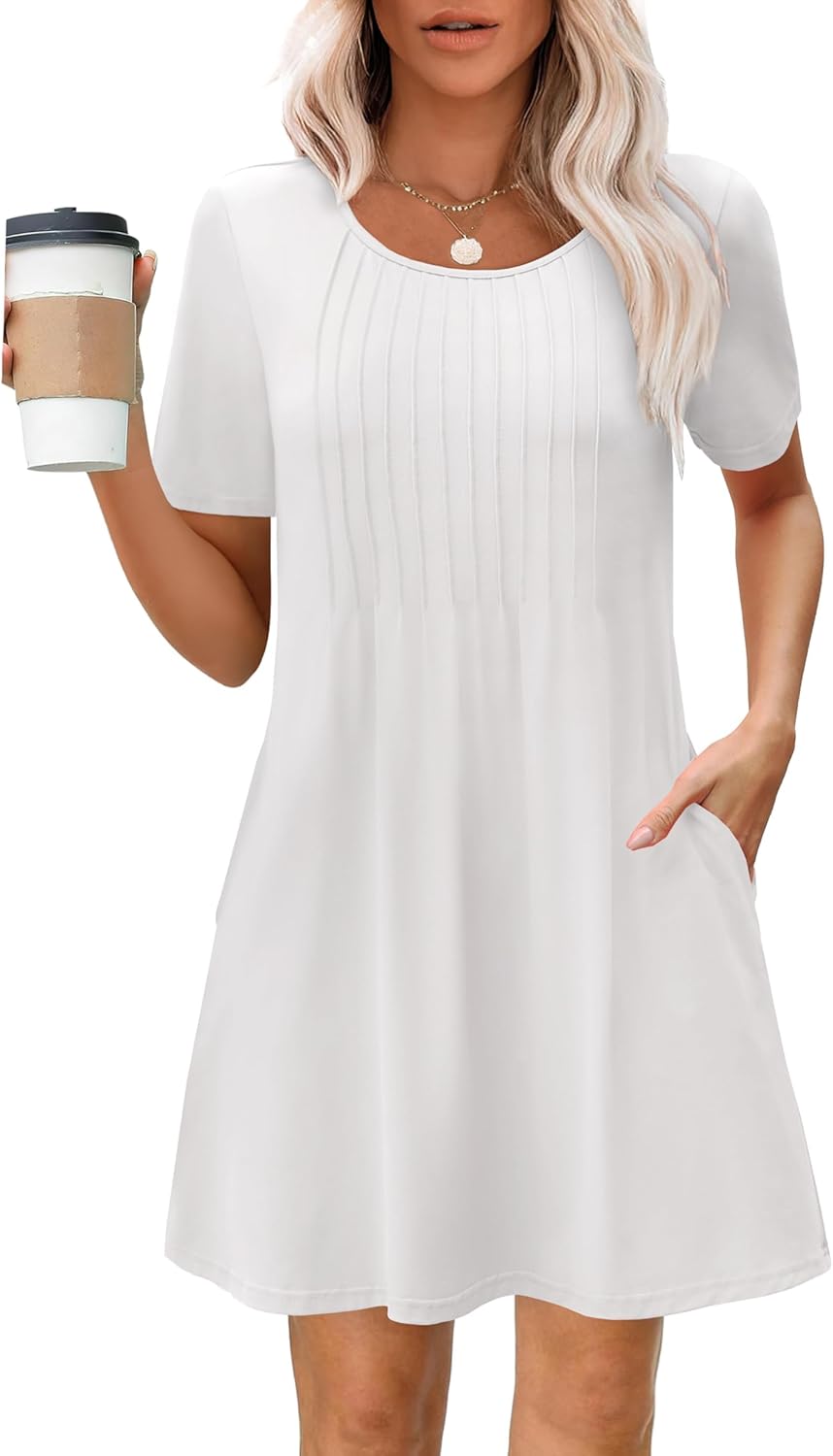 MixShe Summer Dresses for Women Casual Spring Midi Dress S-XXXL