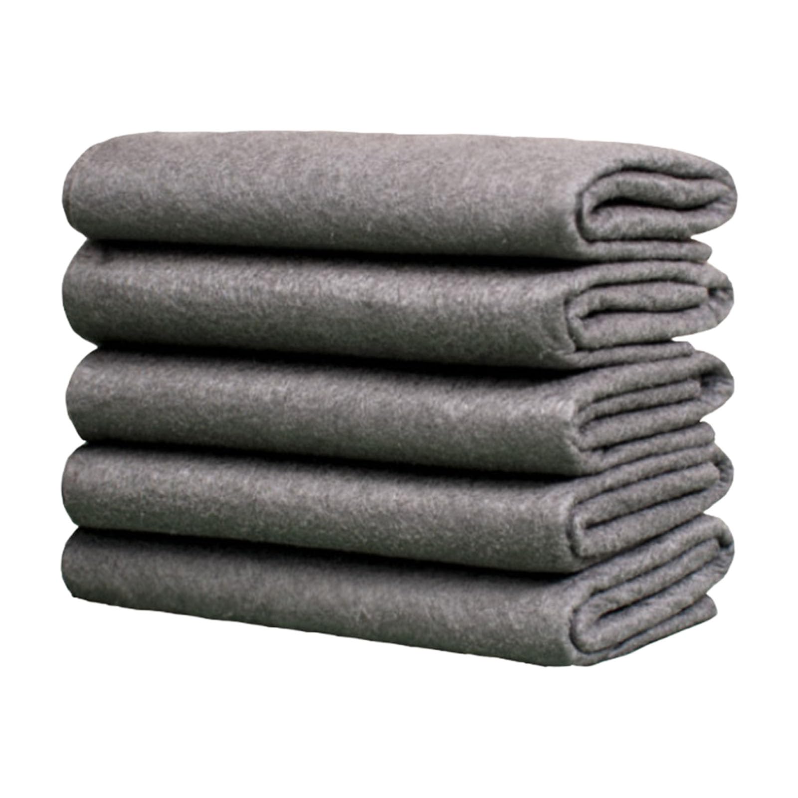 WEILWH Multipurpose Fiber Cleanup Rag, Thickened Absorbent Streakless Design for Bathroom Tiles Glass Scrubbing Cleaning Clothes