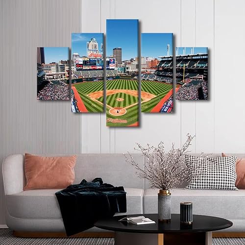 Miniatura 123 de Decoración de pared, lienzo para estadio deportivo de Estados Unidos, arte de pared moderno Fenway Park en Boston, arte de pared para oficina, sala