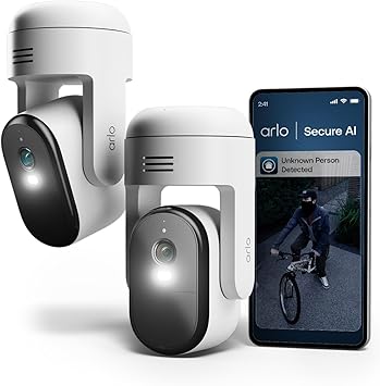 Arlo Essential 3 HD 360º Pan-Tilt-Zoom Video Security Camera Outdoor