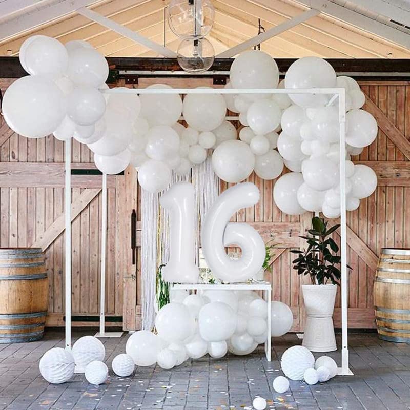 Image of White 32 Inches 0 Numbers Shape Large Big Foil Helium Balloons For Party Decorations In Happy Birthday Anniversary Office Items Materials Set Pack, Pack Of 1