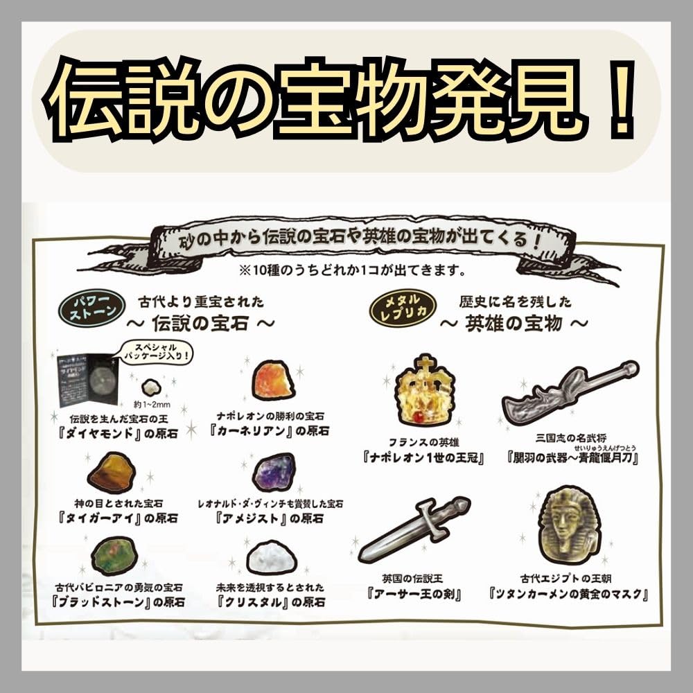 Amazon.co.jp: 【全種セット】ノルコーポレーション 宝物発見シリーズ