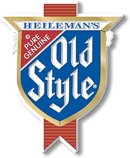 Heileman's Old Style Beer Logo Magnet by Classic Magnets, 3D Rubber Vintage-Style Collectible Gifts Made in The USA, 2.9" x 3.6"