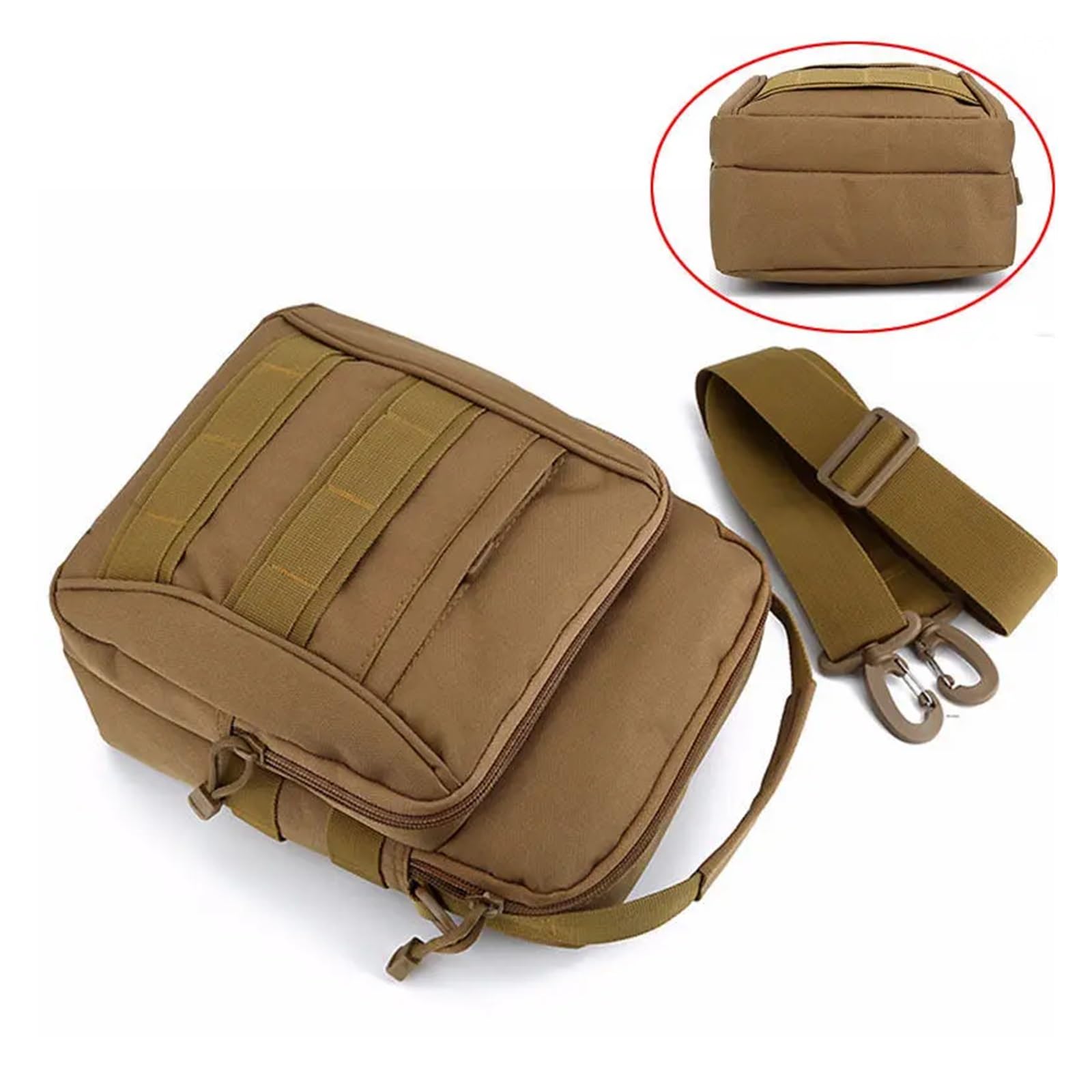 Borsa a tracolla borsa a tracolla marsupio tattico Molle impermeabile uomo donna borsa a tracolla multifunzionale campeggio escursionismo borsa