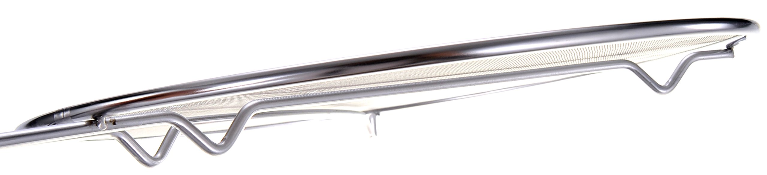 PowerTRC 33 cm (13 Zoll) Spritzschutz, feinmaschiges Edelstahlgeflecht Standfüße