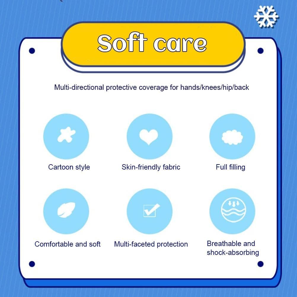 Turtle Shape Knee Protector Gear Turtle Hip Protector Hip Protector Hip Protector Knee Pad Plush Ice Skating Cushion