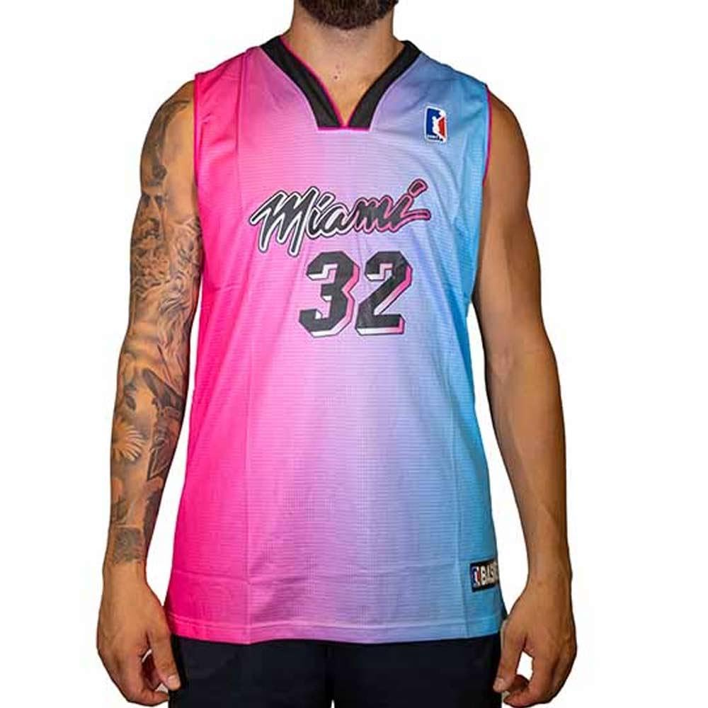 Sport zone Miami Basketball Jersey Pink/Purple Men, Pink, XL