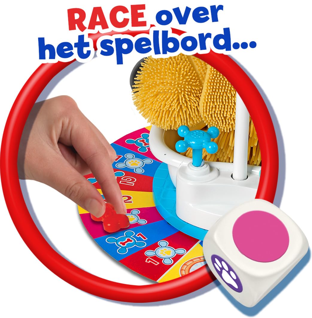 Megableu - SOGGY DOGGY - Edizione NL - Gioco da tavolo per Bambini 4 Anni + - Gioco Interattivo con Cane che Schizza - 2-4 Giocatori - Divertente Gioco d'Acqua Per Tutta La Famiglia - Idea Regalo -