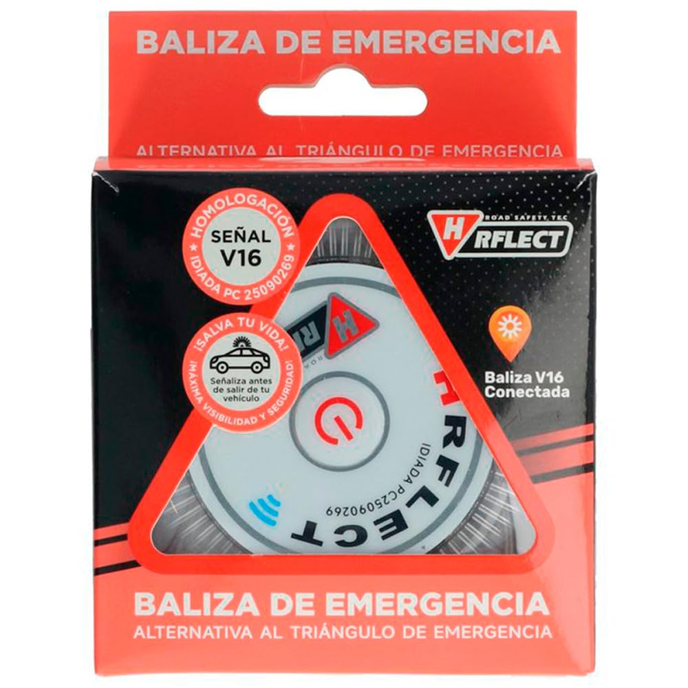 V16 Iluminación de Emergencia España DGT 3.0 - Tarjeta SIM Incluida
