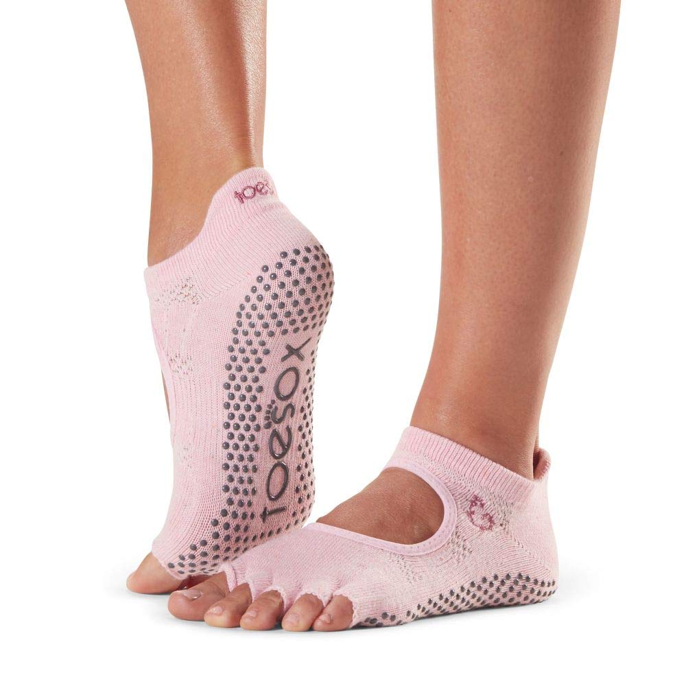 ToeSox Women's Grip Half Toe Bella Socks