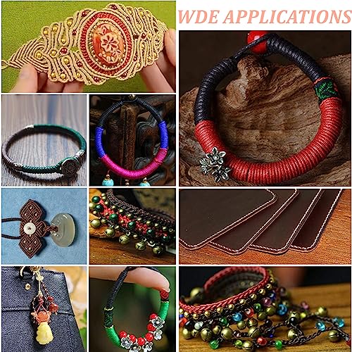 Ph Pandahall 12 Rolls 1Mm Waxed Polyester Cord Thread 10.9 Yards/Roll 12 Colors Beading String For Bracelets Necklaces Waist Beads Jewelry Making Macrame Supplies #TOP6