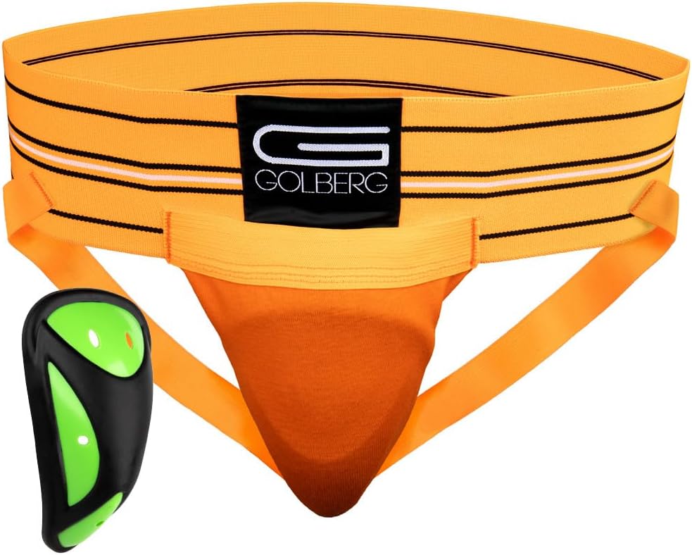 Golberg Men's Jockstrap with Cup Multipacks – Multiple Colors and Size Options of X-Small, Small, Medium, Large, and X-Large