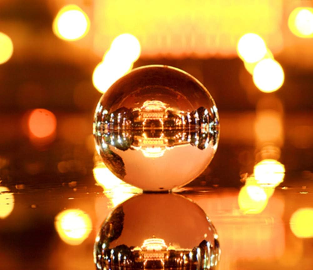 Clear Crystal Ball with Stand, 4.2''/110mm Art Decor K9 Crystal Prop for Photography Decoration (110mm)