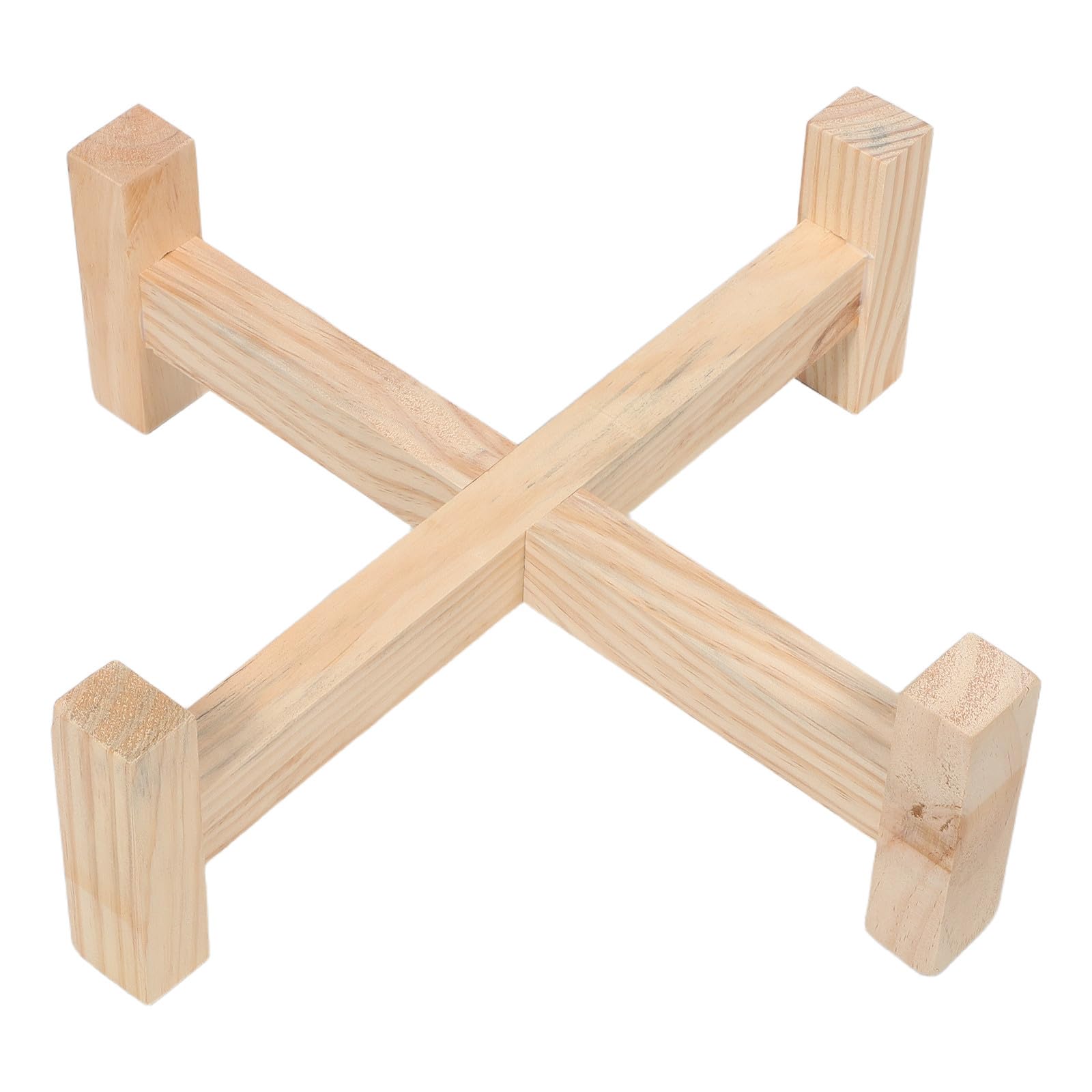 Support en bois pour meuleuse à farine manuelle Tofficu stable