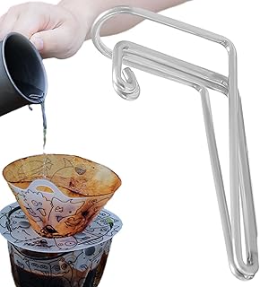 コーヒードリップ用 注ぎ口- ドリップ 注ぎ口 アウトドア キャンプ - ドリップコーヒー注ぎ口-持ち運びしやすい 軽量 取り付け簡単 ロングネックコーヒードリップ注ぎ口- ステンレス鋼のコーヒーワイヤー注ぎ口- コーヒー転換ノズル