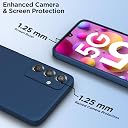 Pikkme Back Cover Camera Protection Shockproof Soft Matte Silicone Back Case for Samsung Galaxy F15 5G / M15 5G / M15 Prime 5G (Blue) gallery image
