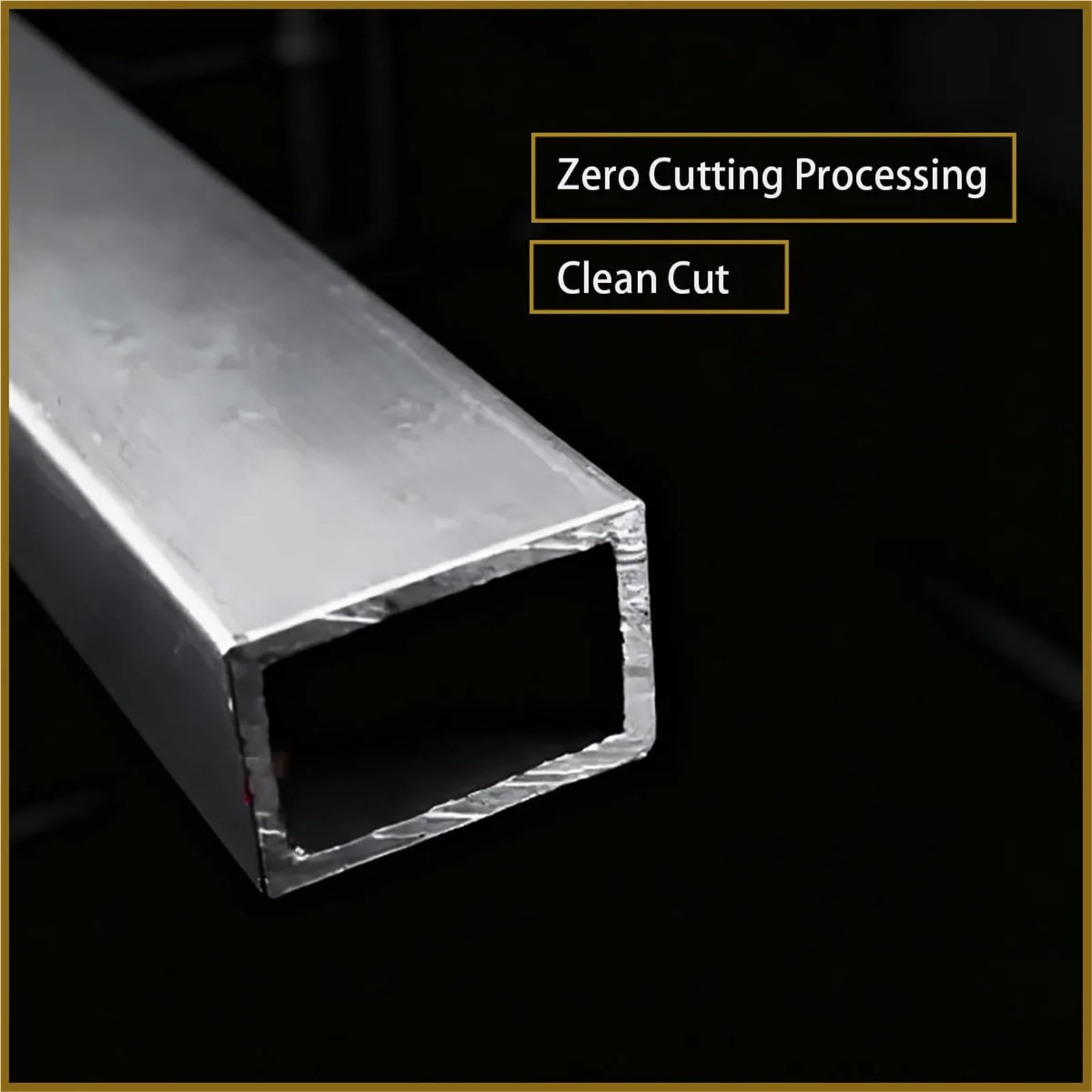 Profilé rectangulaire en tube carré aluminium, largeur 50-150 mm, longueur 25-50 cm, épaisseur de paroi 1-3, peut être coupé à volonté(150x200x3mm)