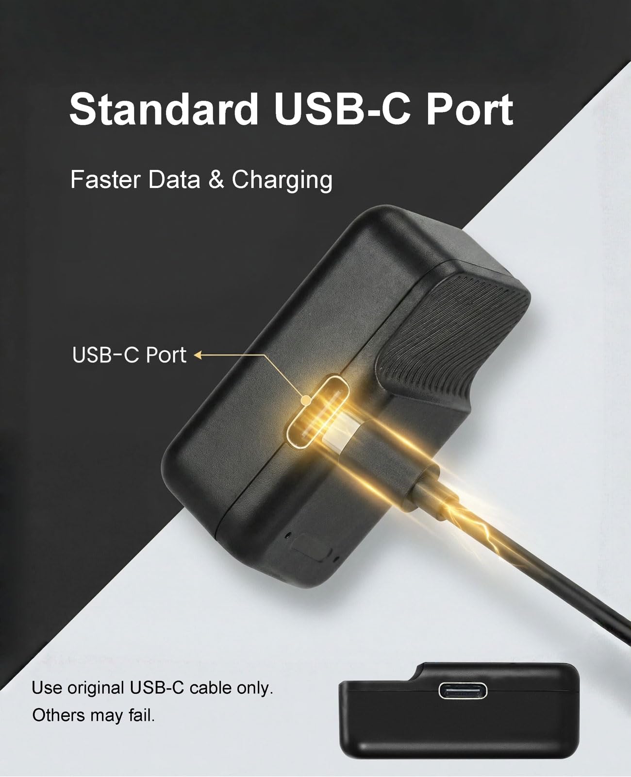 Grabadora de voz de tamaño pulgar de 64 GB, dispositivo de grabación mini y oculto, batería de 600 mAh (20 días en espera), grabadora activada por voz con reducción de ruido para reuniones