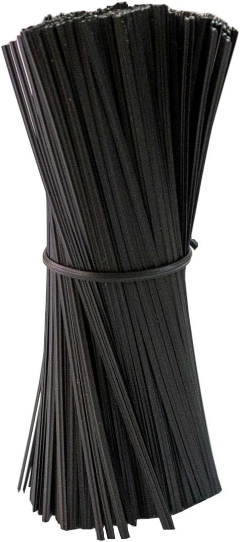 500 Pack 6 Inch Clear Plastic Twist Ties - Reusable Twisty Ties for Cords, Garbage Bags, Gardening and More - Durable, Flexible and Coated for Long-Lasting Use