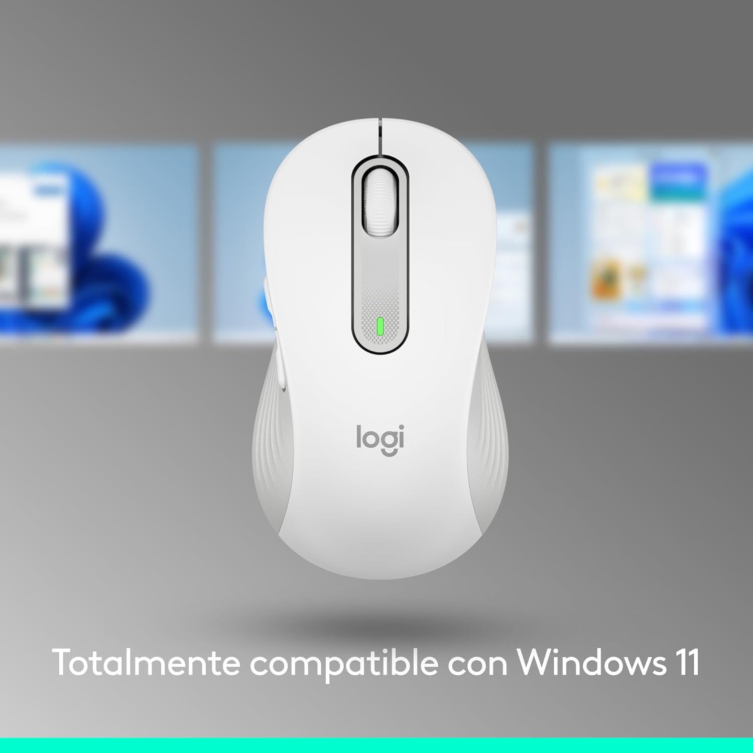 Logitech Signature M650 L Left ratón inalámbrico – para Zurdos, Manos Grandes, 2 años de Pila, clics silenciosos, Botones Personalizables, Bluetooth, PC/Mac/multidispositivo/Chromebook – Blanco 5