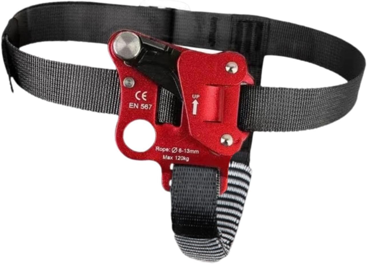 Yiju Foot Ascender Rock Climbing Tree Arborist Rappelling Gear Equipment Portable Outdoor Foot Riser for Caving Work Fire