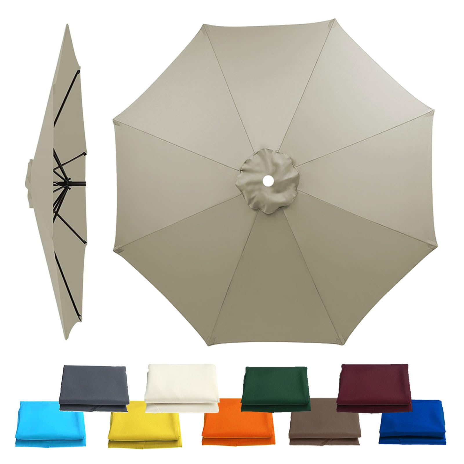 replacement cantilever parasol canopy 3.5m parasol replacement canopy 8 arm — image 1