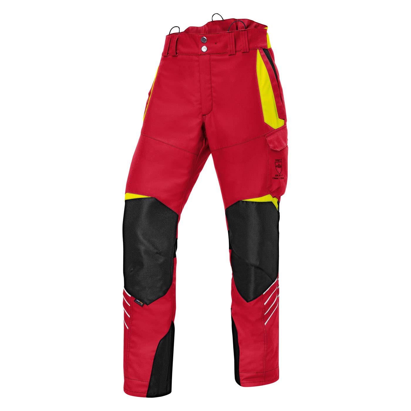 Kübler Schnittschutzhose Klasse 1, Farbe:rot, Größe:3XL (langgr.)