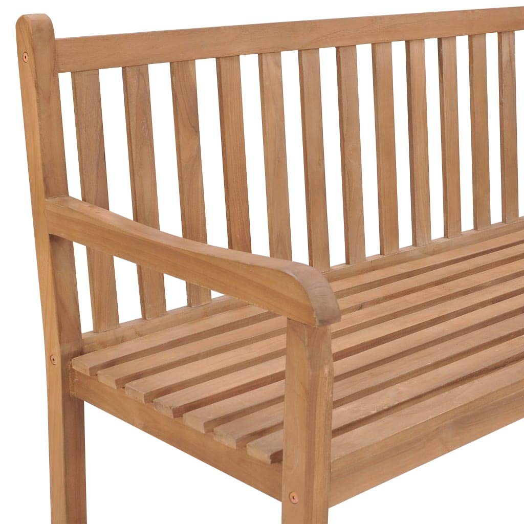 Banco esquinero de madera de teca 185 x 185 x 90 cm para jardín, banco de jardín macizo con asiento ancho y listones de respaldo, teca seca técnicamente y finamente pulida para una larga