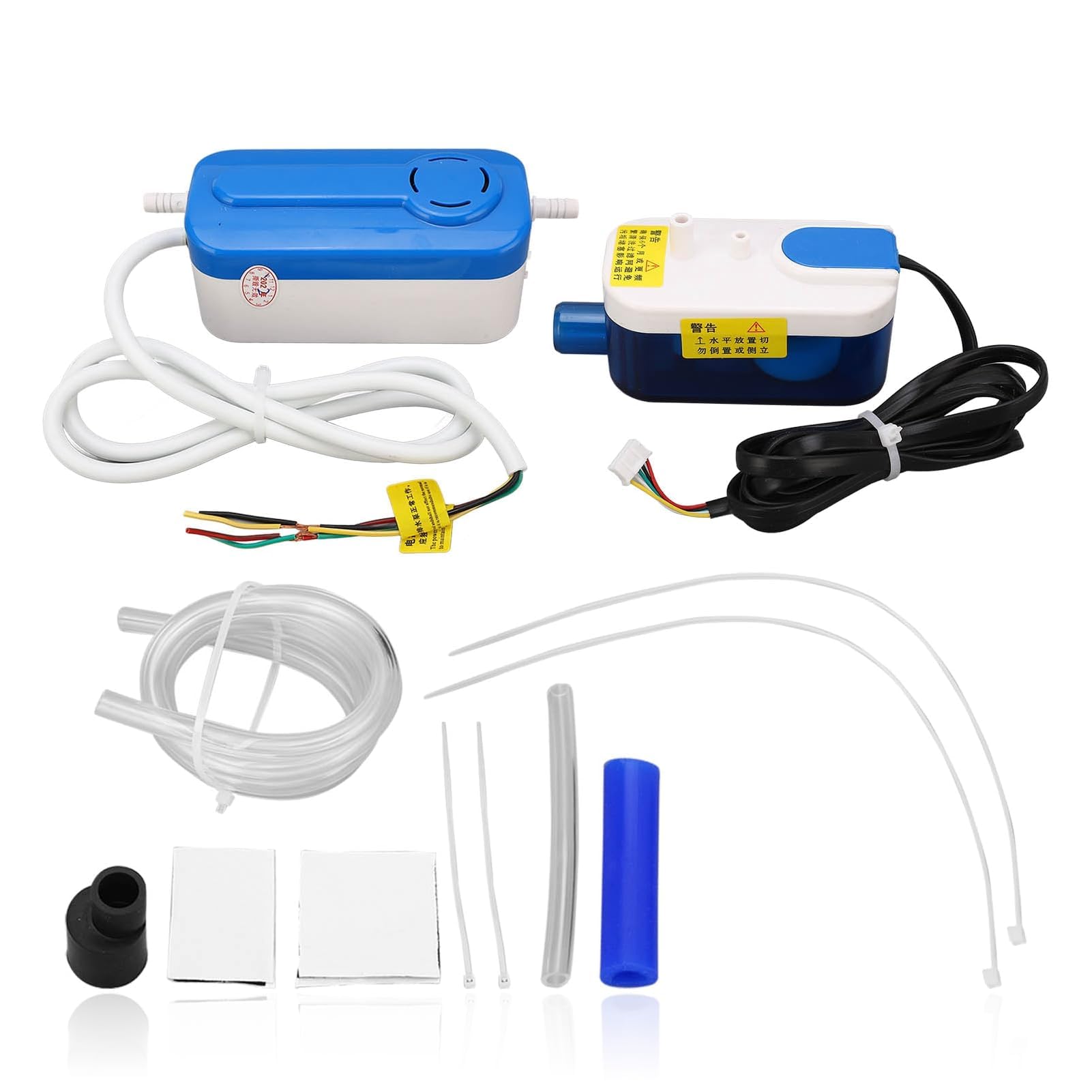 Pompa per Condensa HVAC, Pompa per Drenaggio Condensa Automatica Mini Split da 3 W con Serbatoio di Accumulo Dell'acqua da 200 Ml, Pompa di Scarico per HVAC, Aria Condizionata,