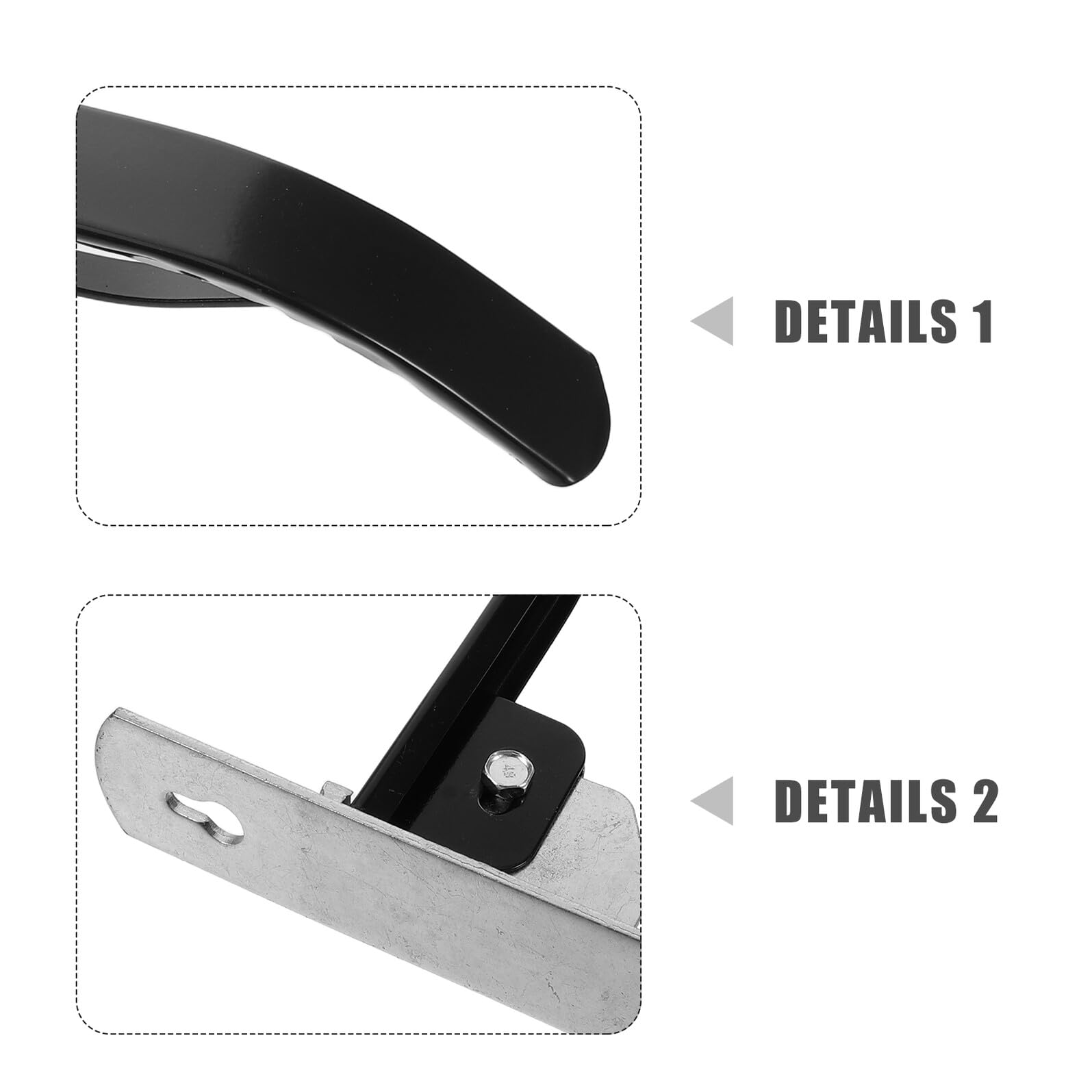 Soporte Plegable para Aparejos de Caballo Montado en Pared | Hierro Negro, 39, 50x24, 20x5, 00cm, para Establo y Competiciones Ecuestres