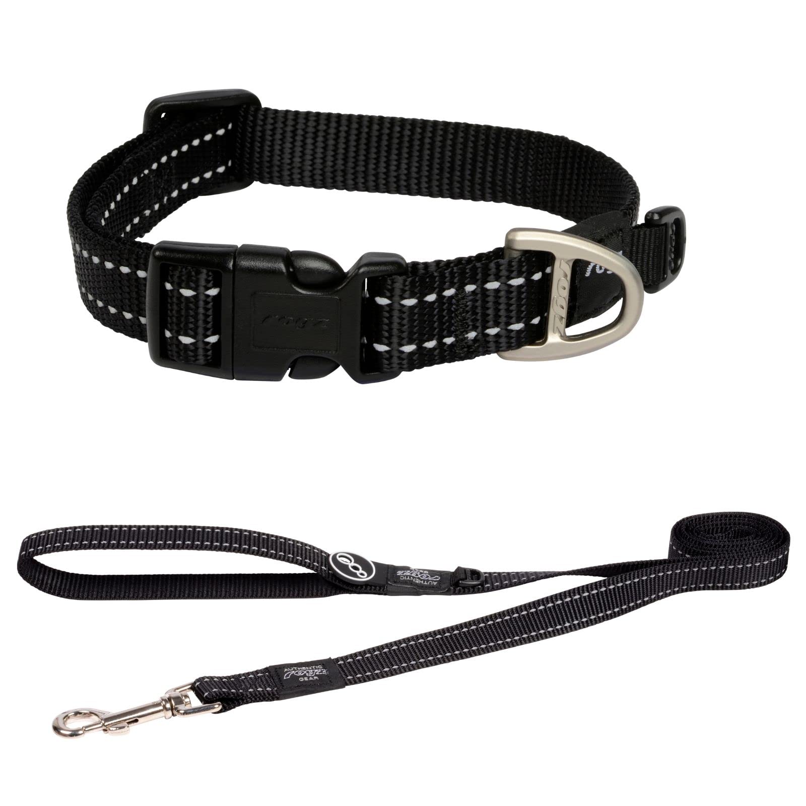 Amazon | ROGZ (ログズ) UTILITY犬用首輪・リードセット 反射素材 調節