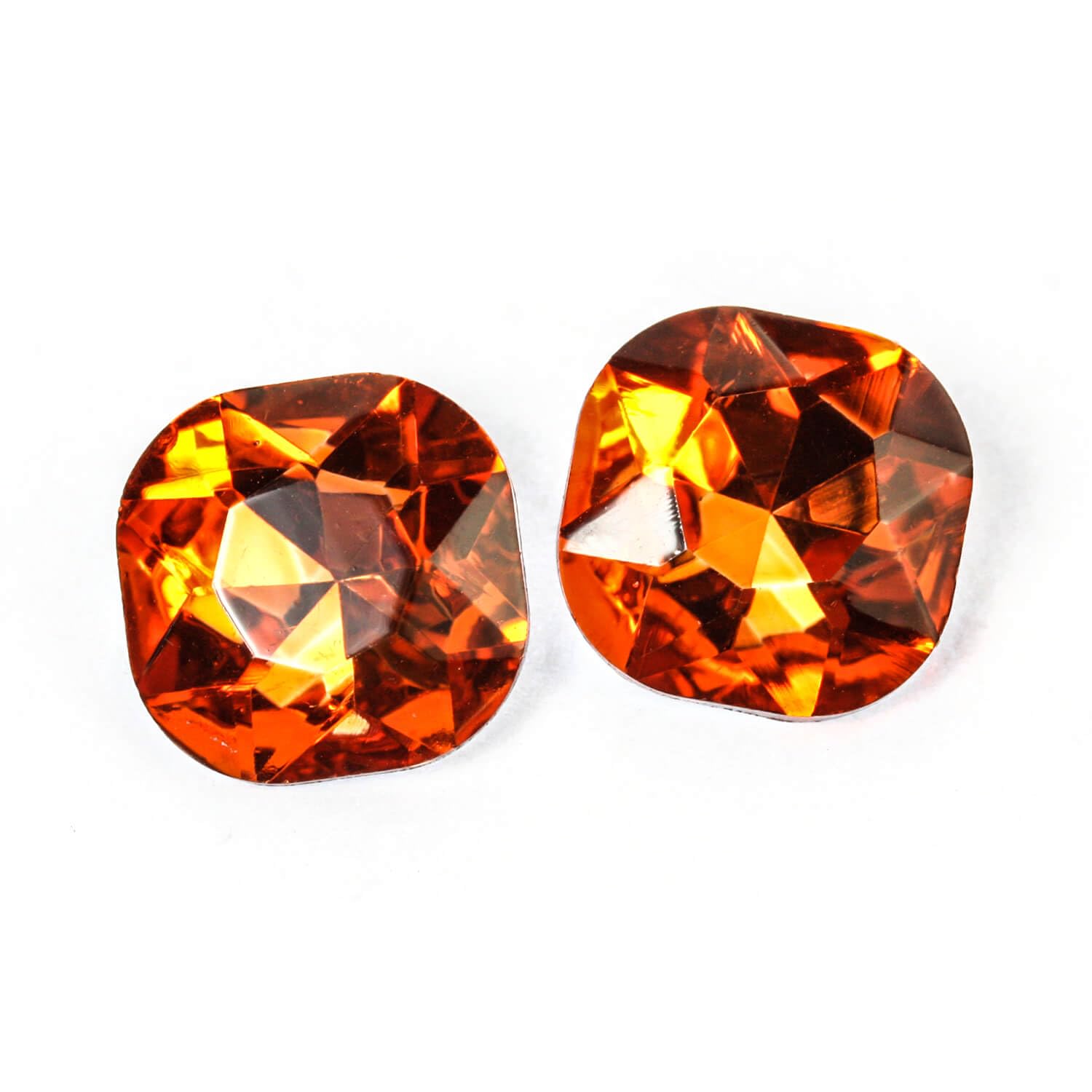 Potomac Crystal Cushion Stones - Hyacinth 12mm | Pack of 2