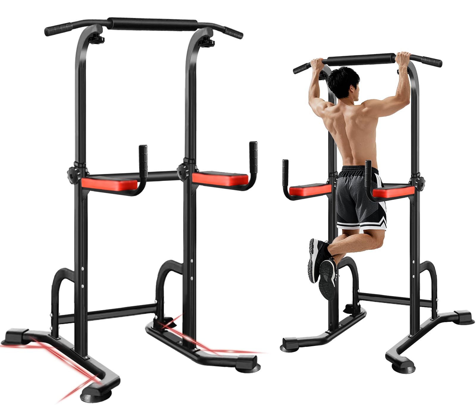 Amazon | MOJEER 懸垂マシン ぶらさがり 健康器 【 耐荷重150kg 高さ7