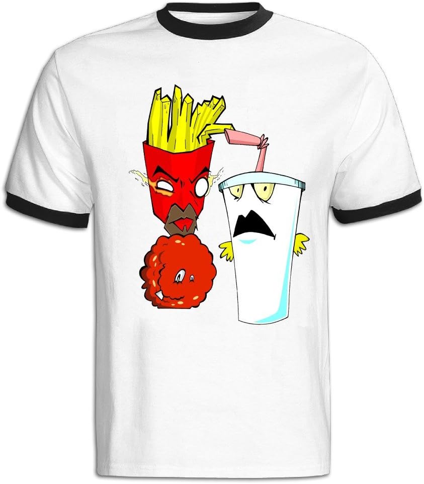 Aqua Teen Hunger Force Man Baseball T-shirt Black