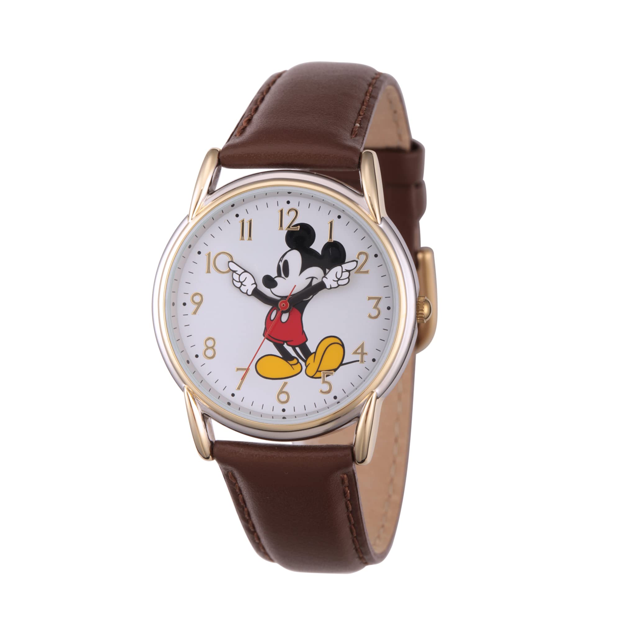 Disney Womens Mickey Mouse Quartz Metal Automatic Watch, Color:Brown (Model: W002756) (B01CEBBNZ8) Amazon Price History, Amazon Price Tracker