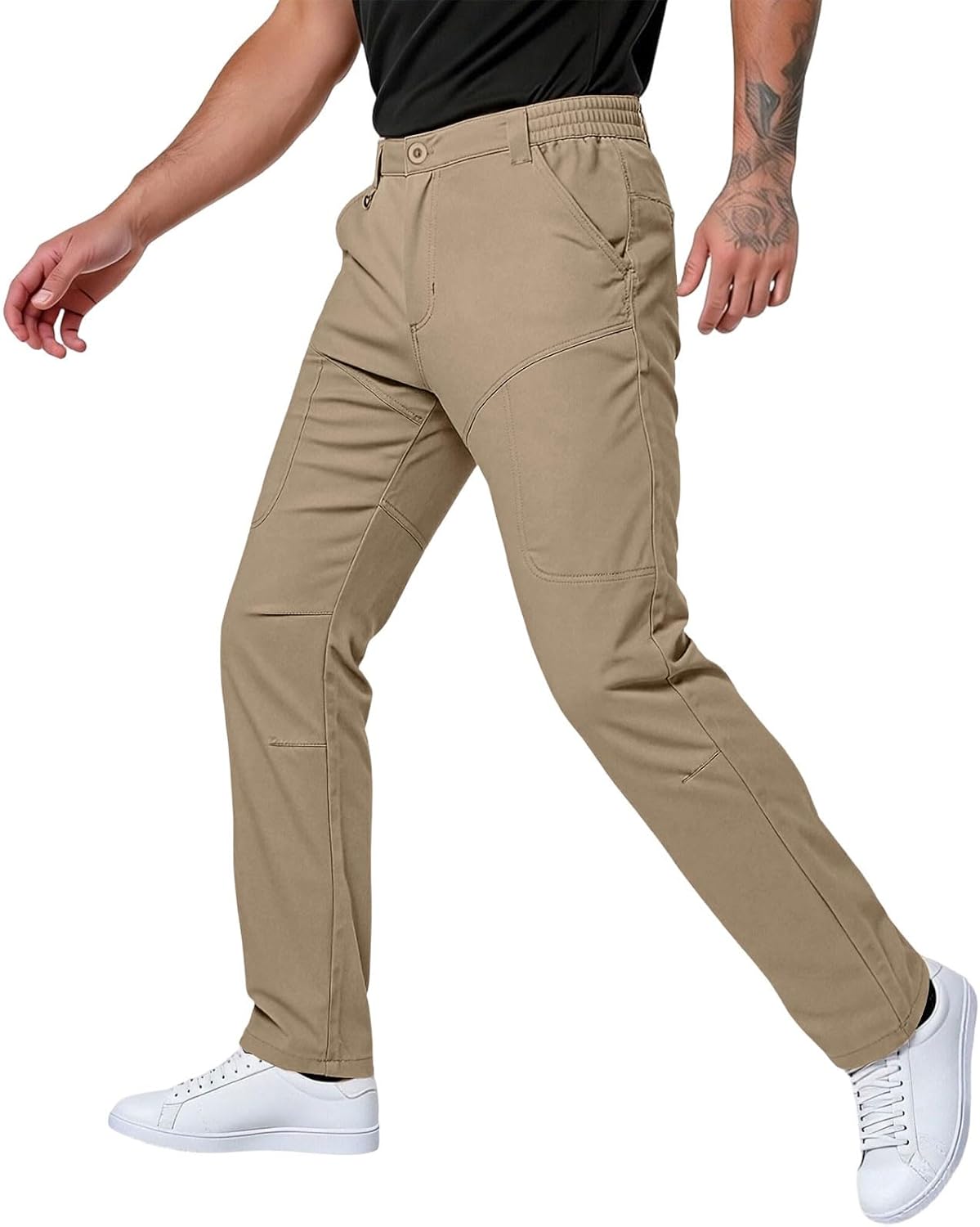 Cambkatl Lightweight Hiking Pants for Men Waterproof Summer Stretch Outdoor Fishing Sweatpants with Pockets