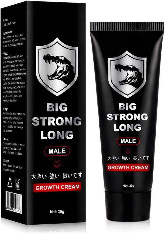 Male Enhancement Cream for Men, Body Gel for Private Part, Men's Re-Vitalize Enlargement Cream, Enhance Size and Performance – Get Bigger Thicker and Stronger (Big Stron Long)