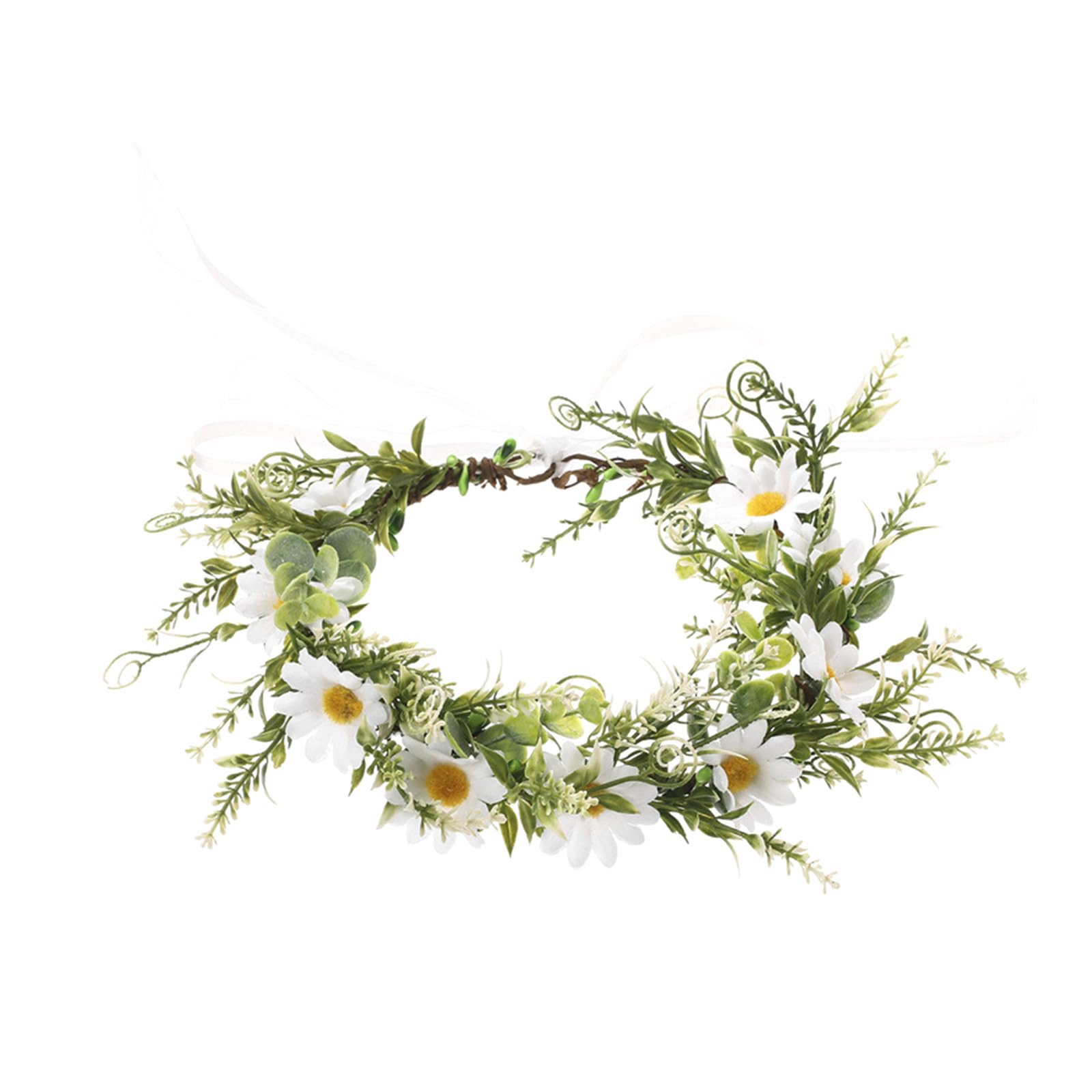Fentency Flower Headbands Women Bride Flower For Wedding Party Supply Garlands Hair Wreath Headbands