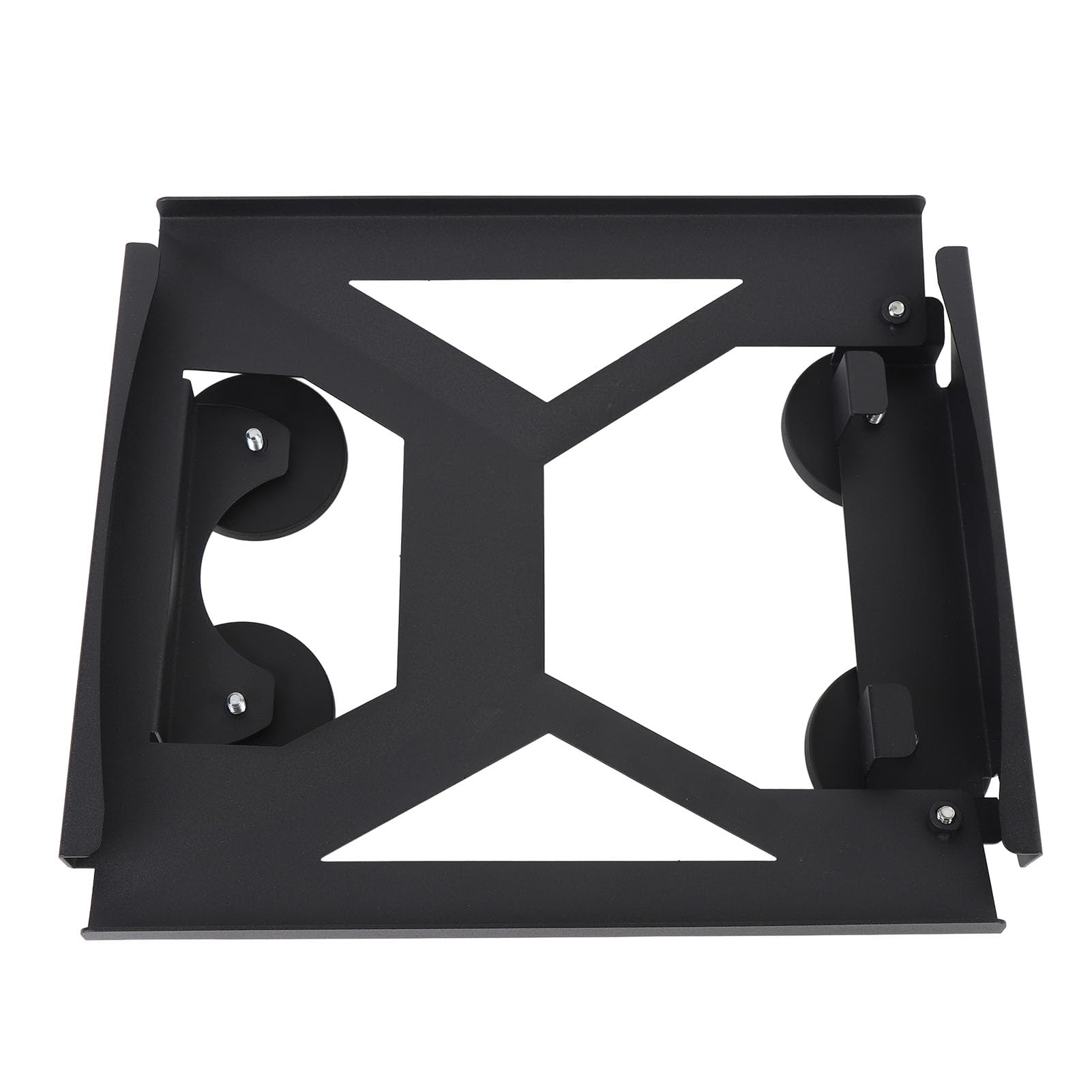 Kit di Montaggio del Tetto Satellitare Rettangolare in Lega di Alluminio per Mini - Base Piatta Pesante con 4 Forti Ventose per/Furgone/Barca
