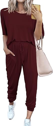 PRETTYGARDEN Women's Two Piece Sets 2025 Summer Spring Jogger Pants Travel Vacation Lounge Outfits Airplane Matching Clothes