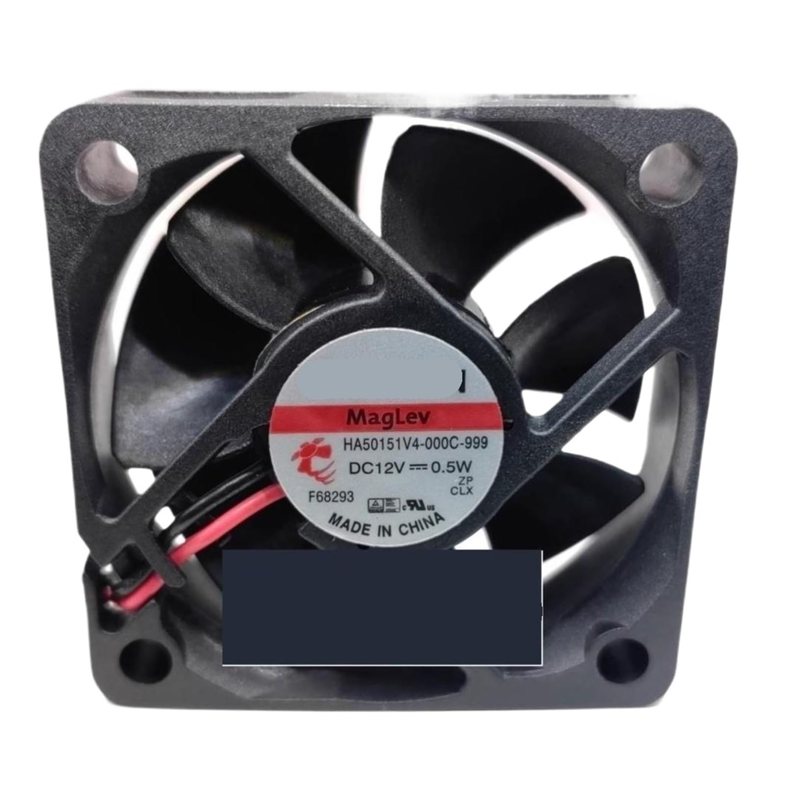 TYHUJKKL HA50151V4-000C-999 50x50x15mm 12V 0.5W DC Brushless Cooling Fan 3200RPM 7.7CFM 15.4dBA(USED)