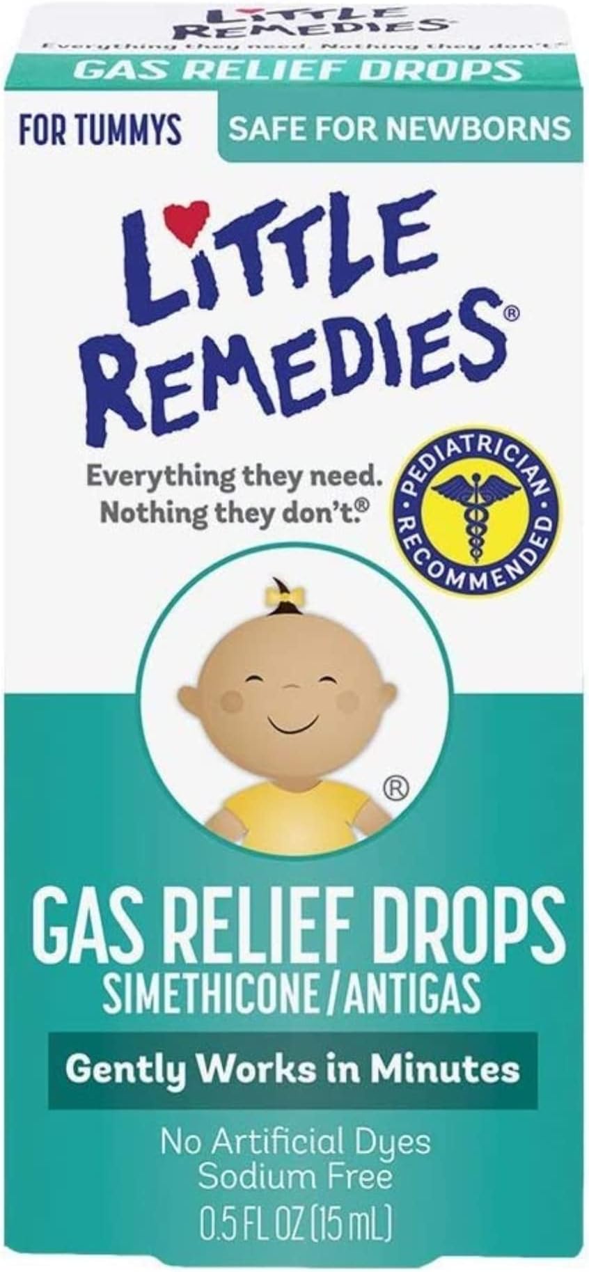 Gas Relief Drops (Natural Berry Flavor,0.5oz)