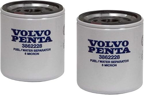 Volvo Penta Stern Drive Nuevo OEM Filtro de combustible 3862228 DOS PAQUETES 3.0L-8.2L SX