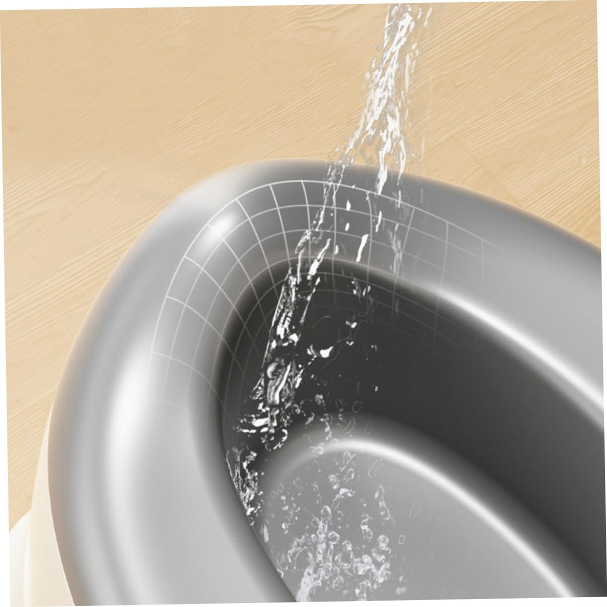 NUOBESTY Potty Training Toilet for Lightweight Removable Toilet Seat Easy Clean Potty Sturdy Construction for Stress Potty Training