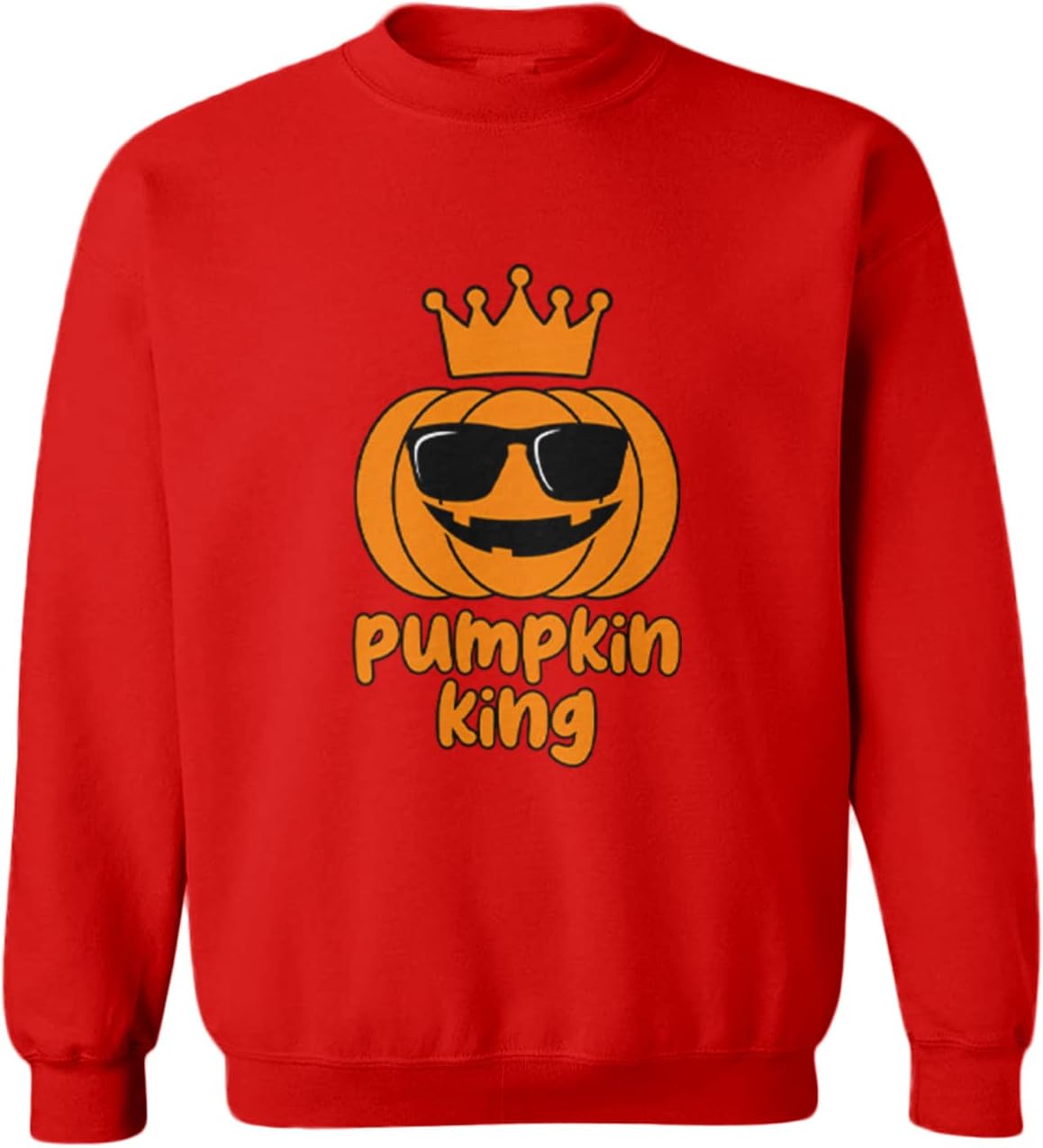 Pumpkin King - Jack O Lantern Toddler Fleece Crewneck Sweater