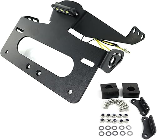 Kit eliminador de guardabarros trasero de aluminio compatible con Yamaha MT-09 MT09 FZ-09 2017 2018 2019 2020