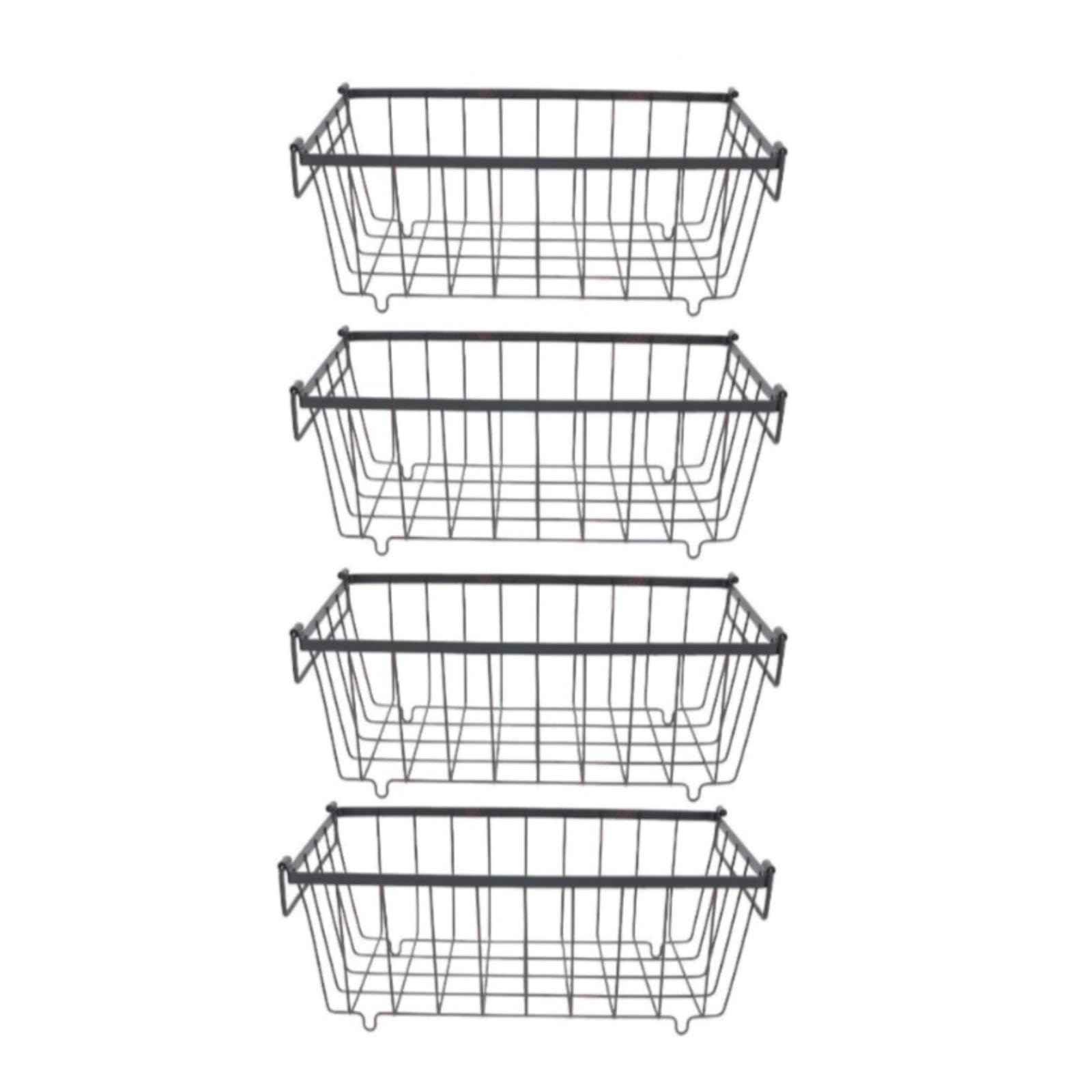 ATORSE 4Pcs Freezer Organizer Bins Food Organization Deep for Office Fridge Closets|Home & Garden|Kitchen, Dining & Bar|Kitchen Storage & Organization|Food Storage Containers