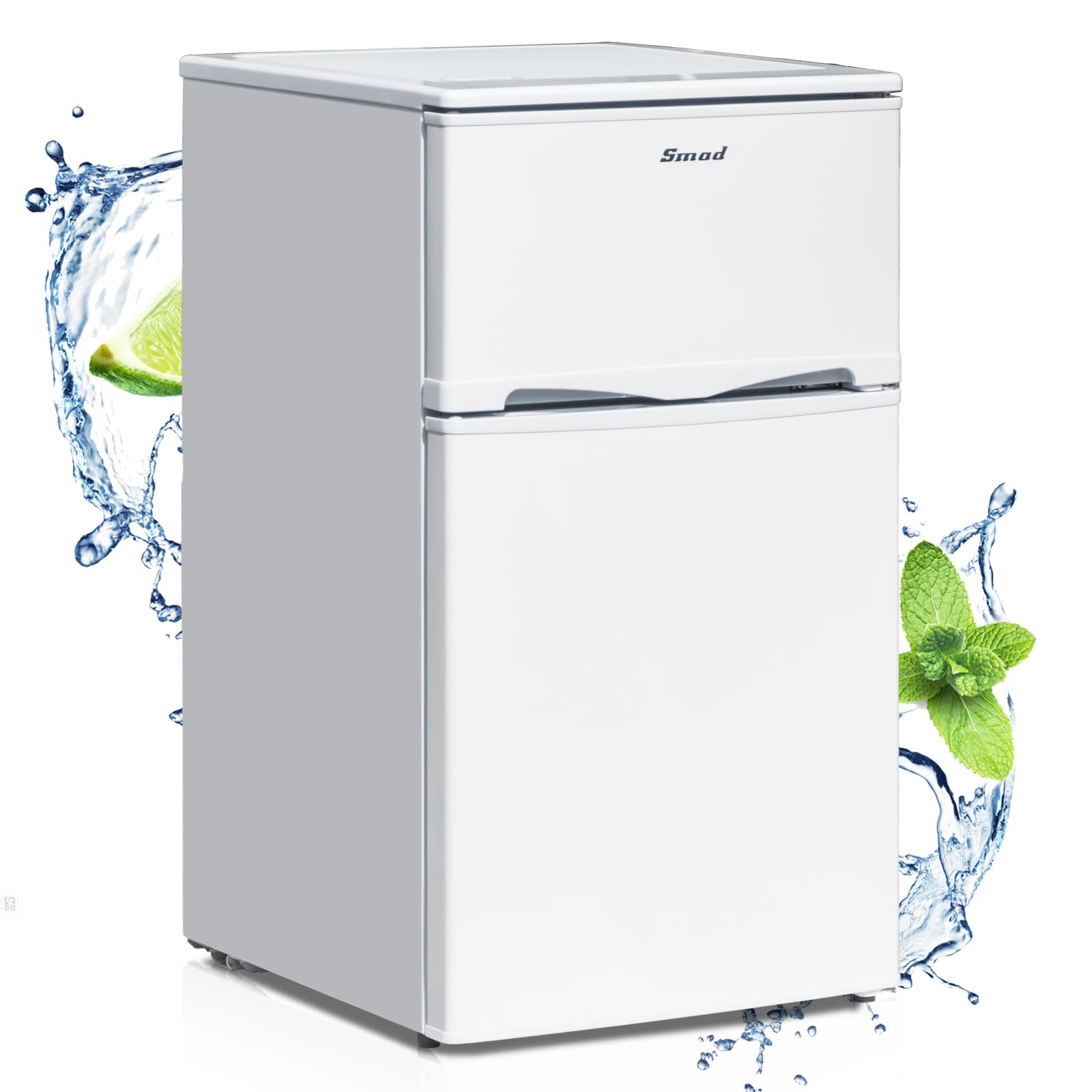 Amazon.co.jp: Smad 冷蔵庫 小型 96L 一人暮らし 2ドア 両開き 6段階 