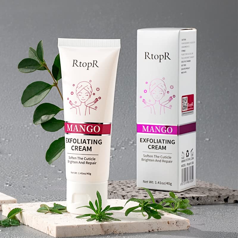 RtopR Mango Exfoliating Cream, Peeling Gel, Deep Cleansing Face