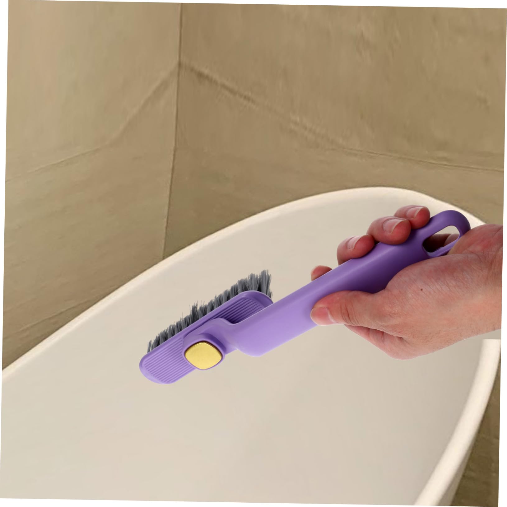 MAGICLULU 10 Piezas Cepillo De Limpieza De Grietas Cepillo Para Limpiar Herramienta De Limpieza Del Hogar Exfoliante Para Limpiar Cepillo De Limpieza Suave Fregar Púrpura Abdominales